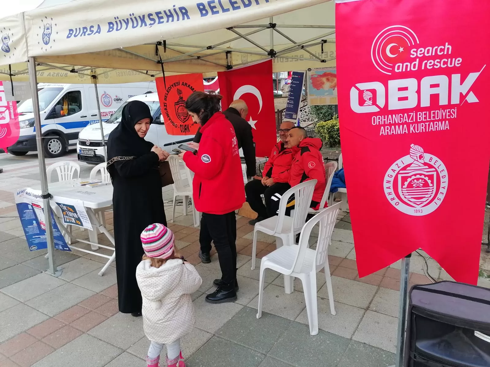 Cumhuriyet alanı bilgilendirme standı